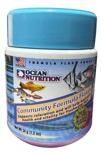 Ocean Nutrition Community Formula Flakes 34g Aquarium Food 0