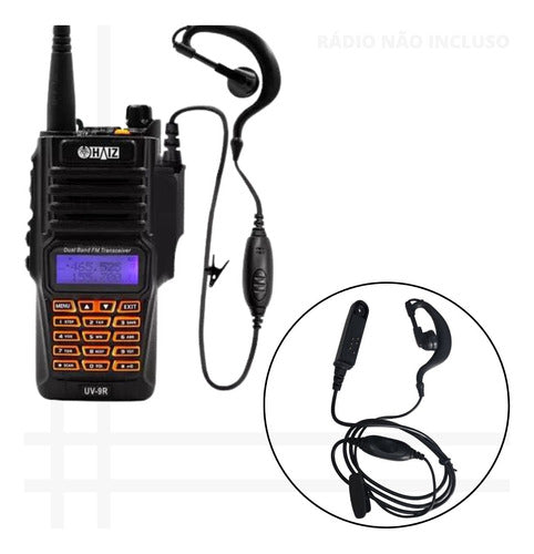 Kit 5 Fone Baofeng Para Radio De Comunicaçao Uv-9r / 9r Plus 1