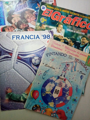 Mundial Francia 98 Pack X 4 - 2 Gráficos Fixtures Y P Pintar 0