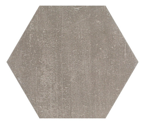 Porcelanato Sampa Hexagonal Cimento 18x20.8 Mate 35 Piezas 0