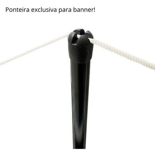 Porta Banner 1,80m C/ Tubo Grosso Suporte Tripé Pa1180 1