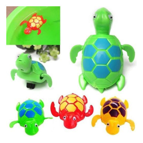 Turtle Bath Toy - Floating Animal Fun 5