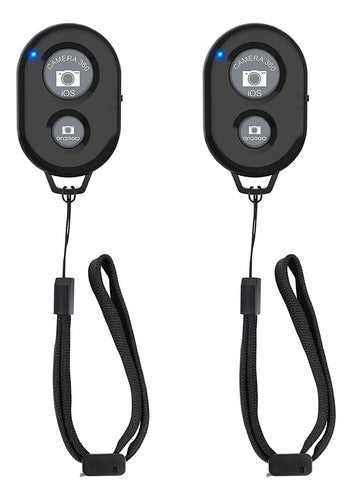 Bluetooth Camera Remote Shutter For Smartphones (2 Pack), 0