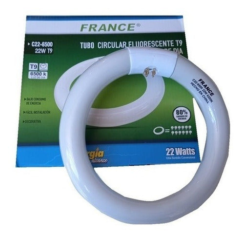 France Circular Fluorescent Tube Pack X2 22W T9 0