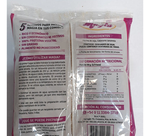 Sustituto Carnico Carne Soja Texturizada Orali 250g Pack X2 2