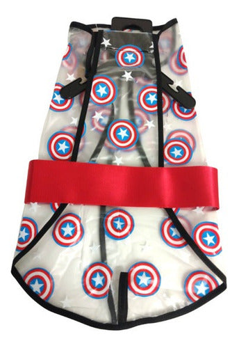 Dixon Adjustable Dog Raincoat - Avengers - Marvel - Size M 1