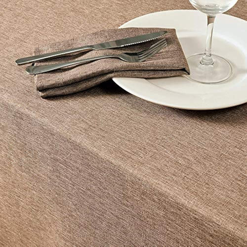 Mebakuk Rectangular Linen Tablecloth, Farm Tablecloth, Waterproof 1