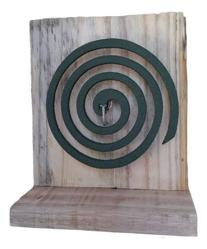 Pachamamadecohome Spiral Holder Made of Recycled Pallets 0