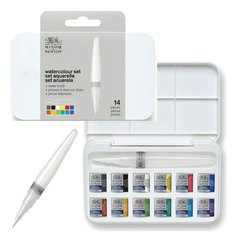 Winsor & Newton Cotman 12 Pastillas Brushpen 13pc 0