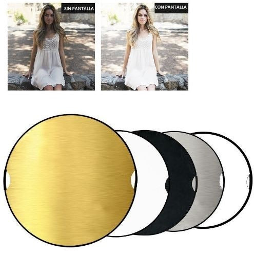 Reflective 5-In-1 80cm Circular Reflector with Case - Invoice A or B 2