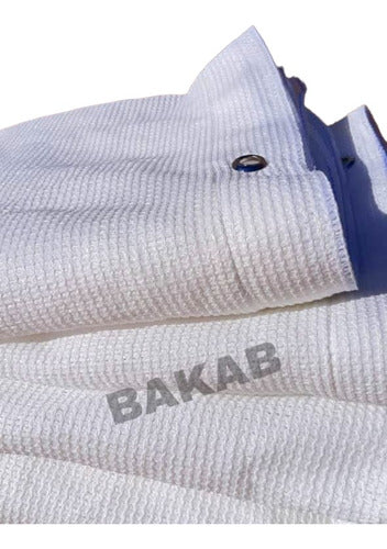 BAKAB Media Sombra Antigranizo Blanca 4x4 Con Costura Y Ojales 0