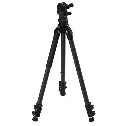 Sabrent 62 Inch Carbon Fiber Tripod with 360 Degree Camera 0