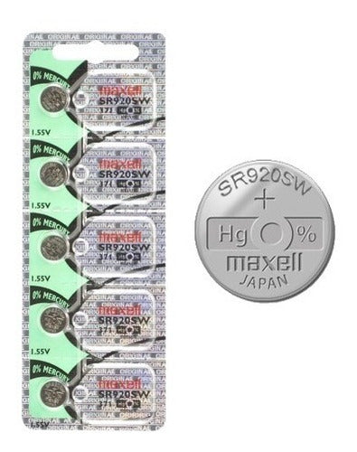 Maxell SR920SW Button Battery 371 - Single Unit 0