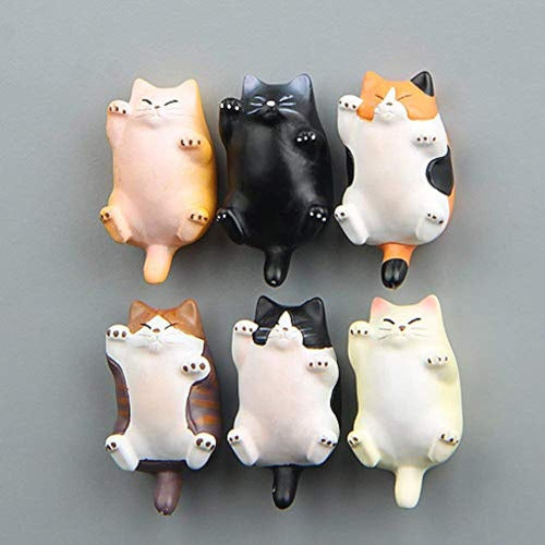 Chichic 6 Pack Fun Cat Imanes Para Nevera Imán De Oficina Co 1