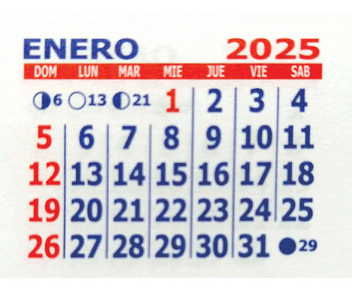 COPIADO FRANCO Calendar Mignon 2023 X 1000 U. 5 X 5cm. Unpunched 0