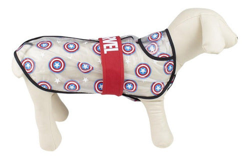 Impermeable Para Perro Ajustable- Avengers - Marvel- Talle S 2