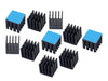 10uni. Dissipador De Calor Adesivo 15x15x15mm Vrm/mosfet/vga 0