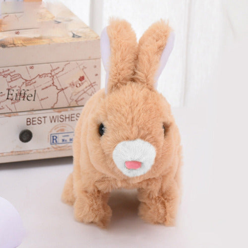 (yl) Brinquedo De Coelho Plush Bunny Operated Hopping Animal 6