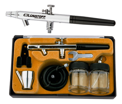 Lüsqtoff Professional Airbrush LK-04 with Accessories 2