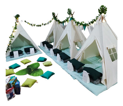 Pijamadas, Alquiler De Tipis, Carpa Infantil, Juegos 0