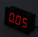 Voltimetro Digital Display Luz Led Rojo 0-40v 3 Cab 12v Full 1