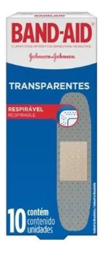 Band-Aid Transparent Bandages X 10 Units 0