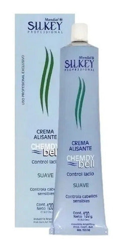 Crema Silkey Alisante Suave Chemdy Bell Profesional 120g 0