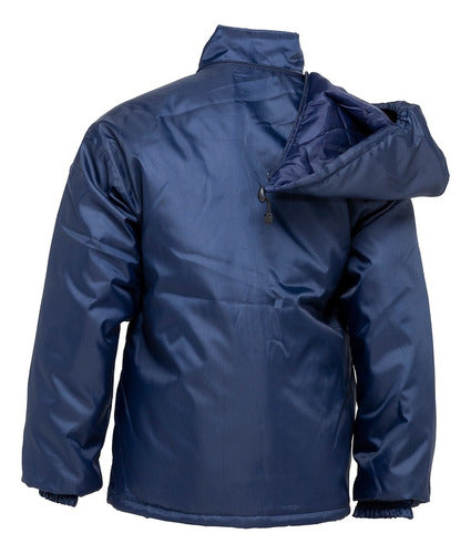 Grupo Protec Campera Tracker De Trabajo Impermeables Azul C/ Capucha 0