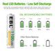 4 Pilas Ebl Triple Aaa Recargables 1100mah + Cargador Usb 5