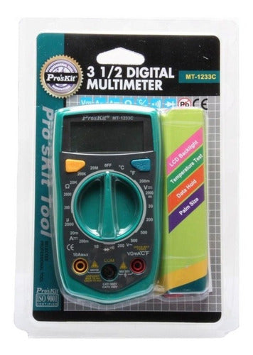 Pro'sKit Digital Ergonomic Multimeter Tester MT-1233C 4