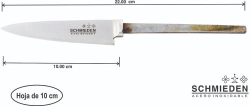 Set of 10 Schmieden Stainless Steel Blade 10 cm for Knife Handles 0
