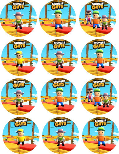 Customized Sticker Sheet - Stumble Guys 0