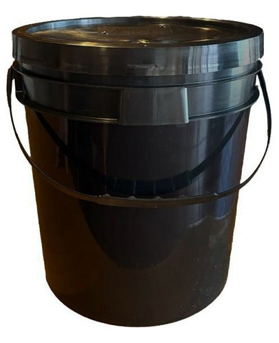 Balde De 10l Negro Resistente Hidroponia Compost Maceta 0