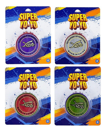 Generic Super Yo-Yo Clásico Con Cuerda Colores Yoyo Suvenir Niños 0