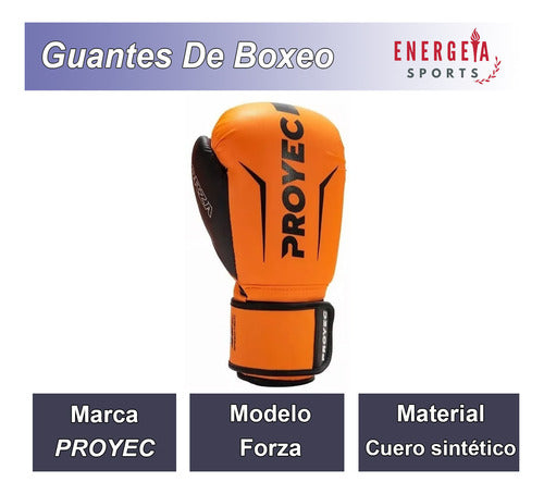 Proyec Forza Boxing Gloves Imported for Muay Thai Kickboxing 9