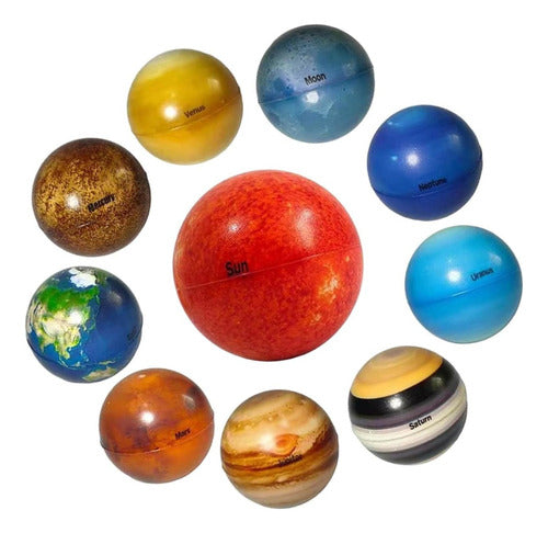 Planetas Do Sistema Solar Planet Balls Brinquedos Para 4