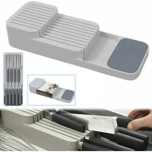 Compact Cutlery Drawer Organizer - Space-saving Design 0