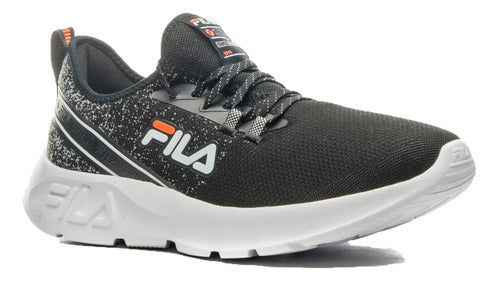 Fila Stay H Men's Running Shoes Black-White-Orange 2