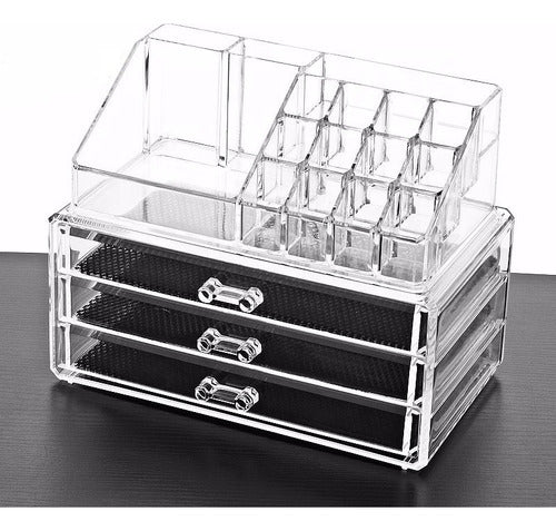 TGImportacion Organizer Makeup Acrylic Accessories Jewelry Box 1