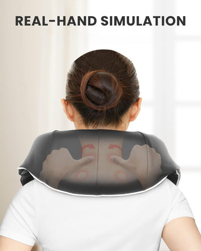 Masajeador Cuello Hombros Cervical Espalda Calor 3d Shiatsu 3