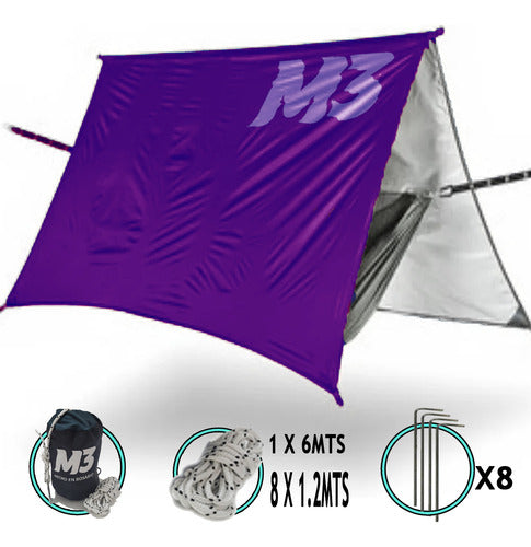 M3® Tarp Overhang for Hammock Tent 3x3 - Official Store 33