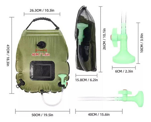 Bolsa De Banho De Água Quente Portátil De 20l Para Aquecimen 2