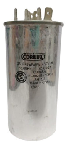 Capacitor 35+5 Uf 450v Aire Acondicionado Dual Slip 0