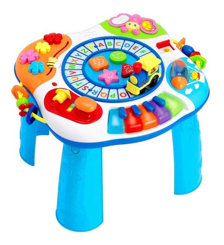 Musical Educational Activity Table for Baby Winfun Alphabet Piano Train Board 0