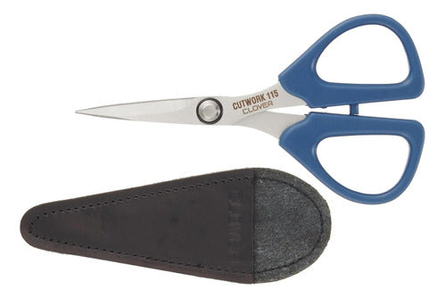 Clover Scissors Cut 115 With Case 1