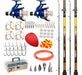 Fishing Kit + 2 Fishing Rods 1.95m + 2 Reels 2 Rule + Complete River Box 0