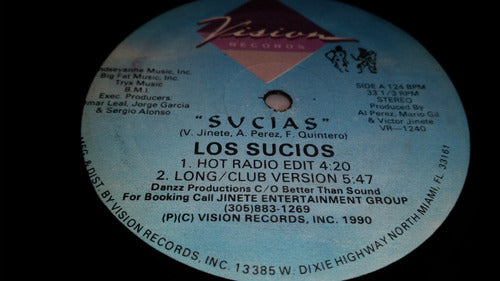 Los Sucios Sucias Vinilo Maxi Usa Muy Bueno 1990 1