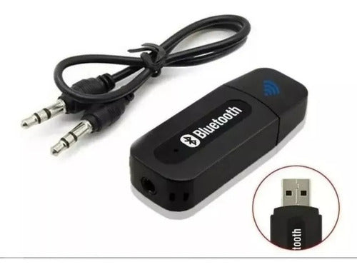 Receptor Audio Bluetooth Aux 3,5mm Musica Auto Stereos 0