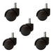 Set of 5 Office Chair Wheels - Premium Quality 0