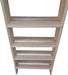 N&G Sanitarios Reinforced Wooden Ladder 6 Flat Steps Painter Type 1.7m 2